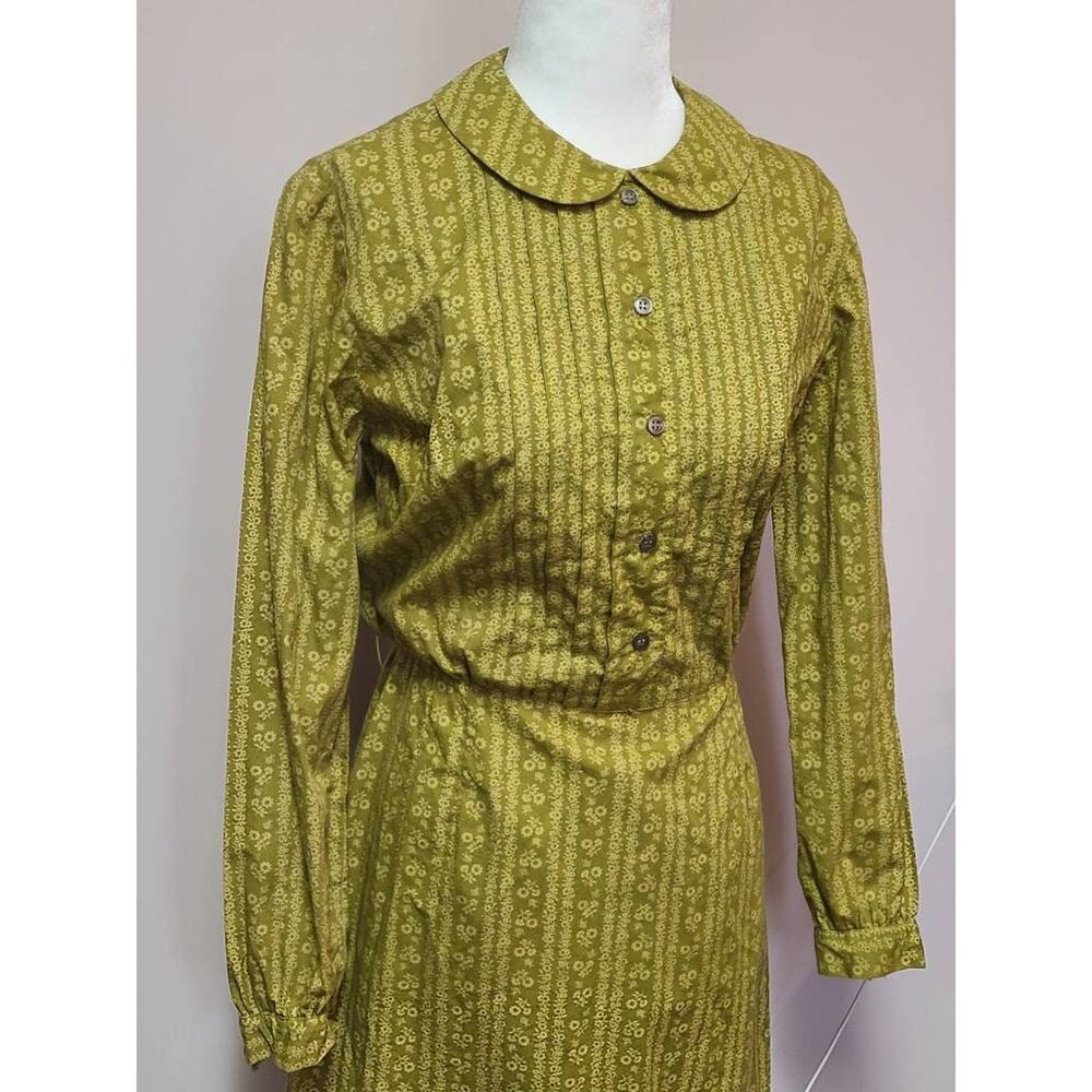 Womens Vintage Peter Pan Collar Mini Dress Size Small 1960s 60s Mod - Picture 5 of 7
